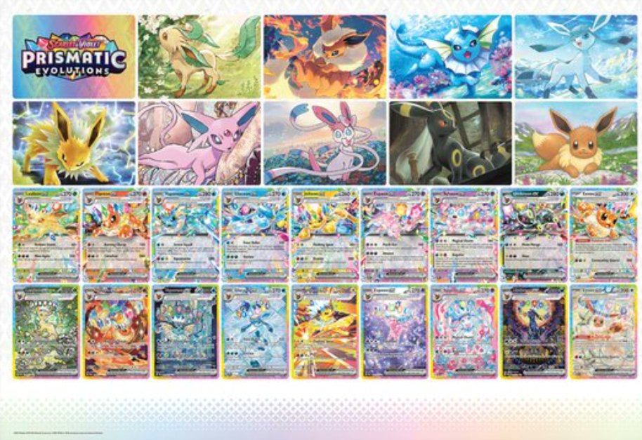 ブイズSAR9種類が判明？】 英語版ポケモンカード「Prismatic