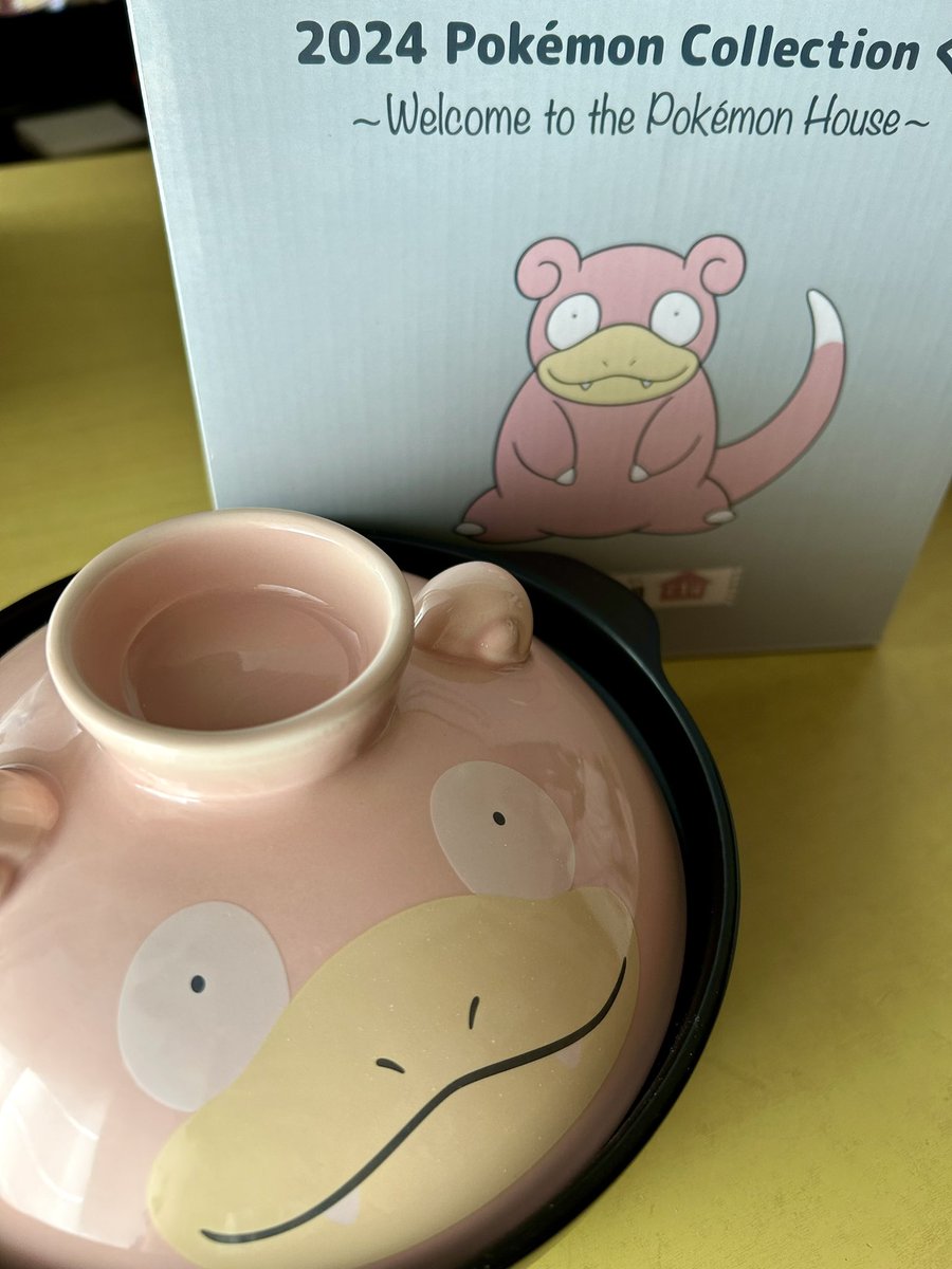 おかわりしたらまさかのヤドン土鍋🥹💗✨ やど〜ん！超超超超可愛い