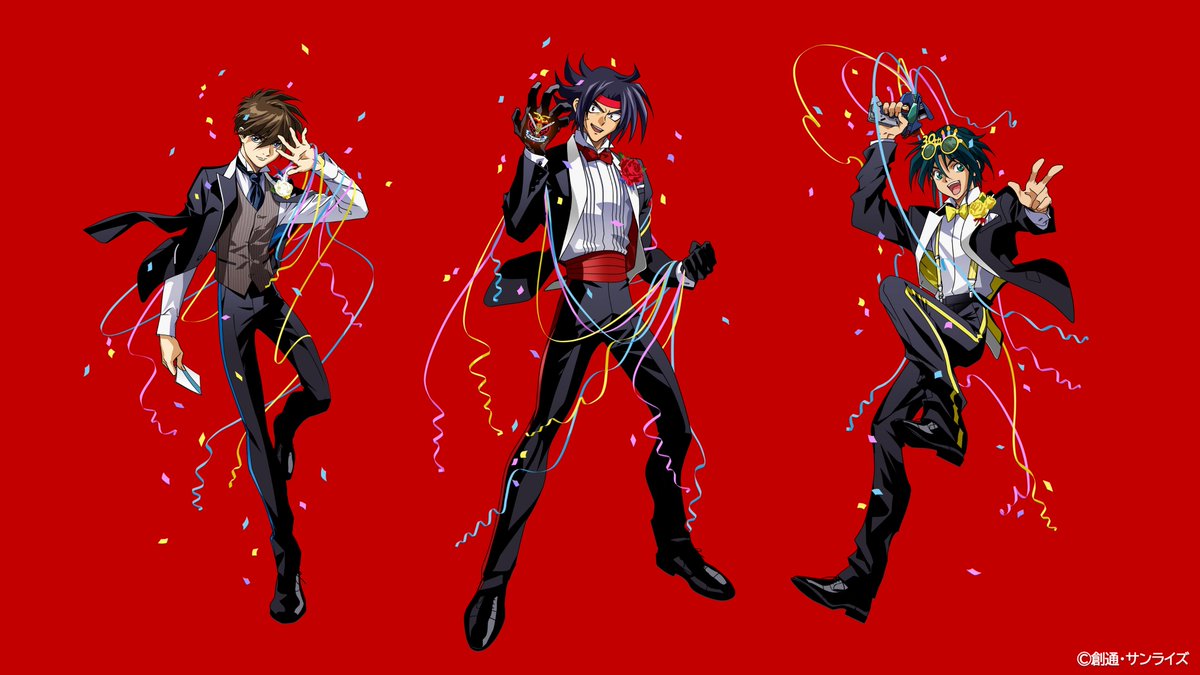 ガンダムGWX 30周年プロジェクト開始時に公開された、3作品の主人公