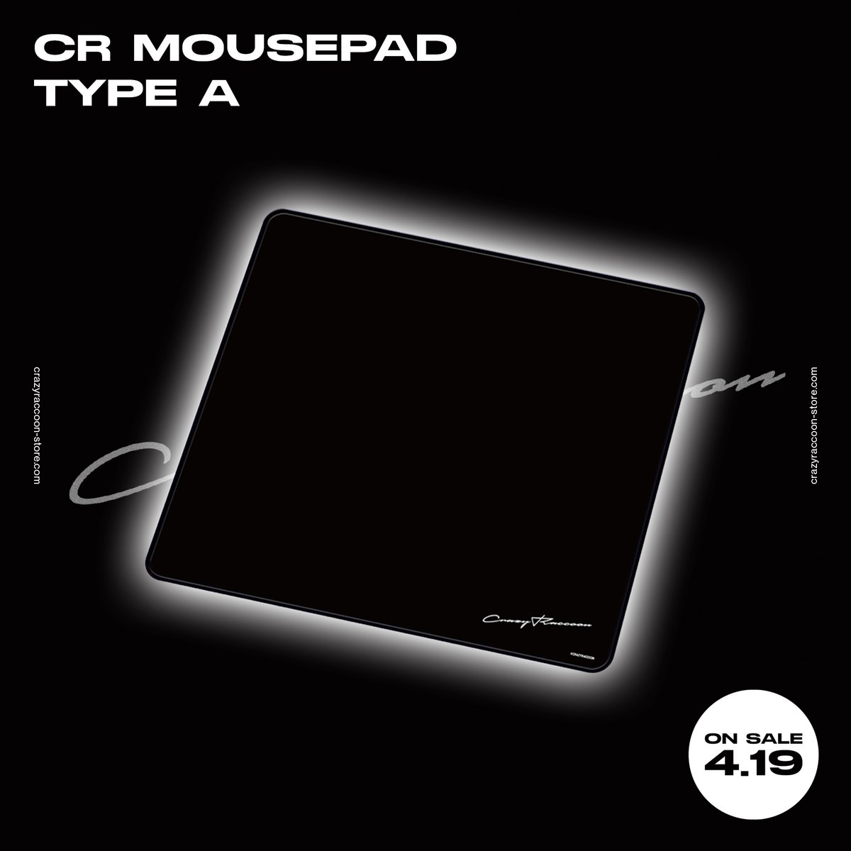 CRAZY RACCOON ONLINE STORE】 ・CRAZY RACCOON MOUSEPAD 🔶受注期間