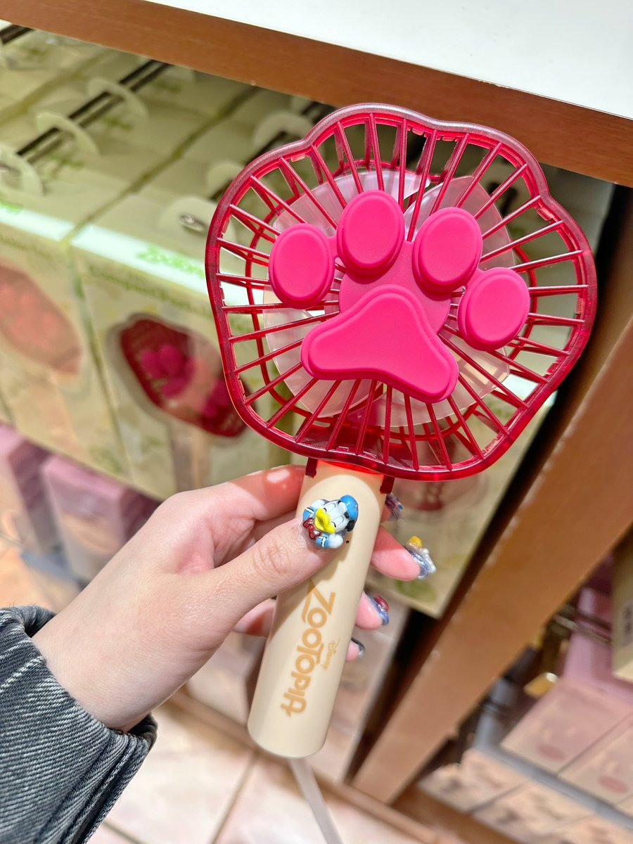ズートピアのアイスハンディファン実物かわいすぎて買った！折りたため