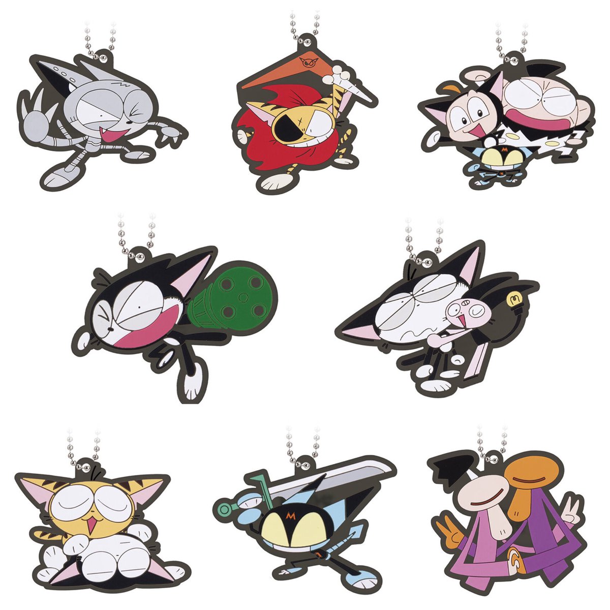 サイボーグクロちゃん カプセルラバーマスコット】 5月発売・300円