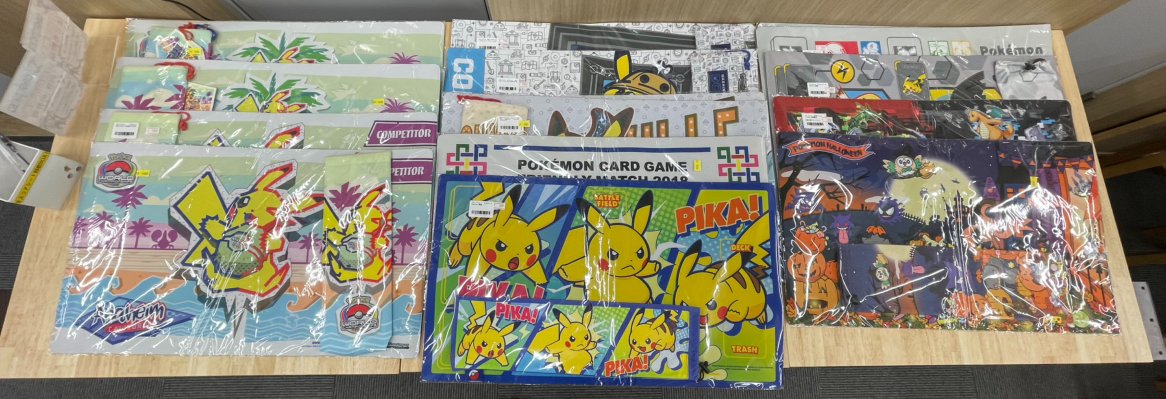 対戦スペース前の“お得”なプレイマットコーナーに商品追加しました