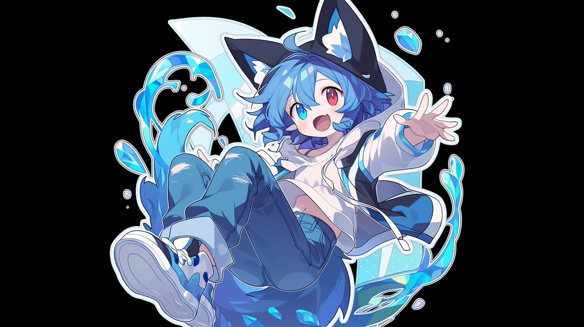 nijijourneyv7 #AIイラスト きゃわ！