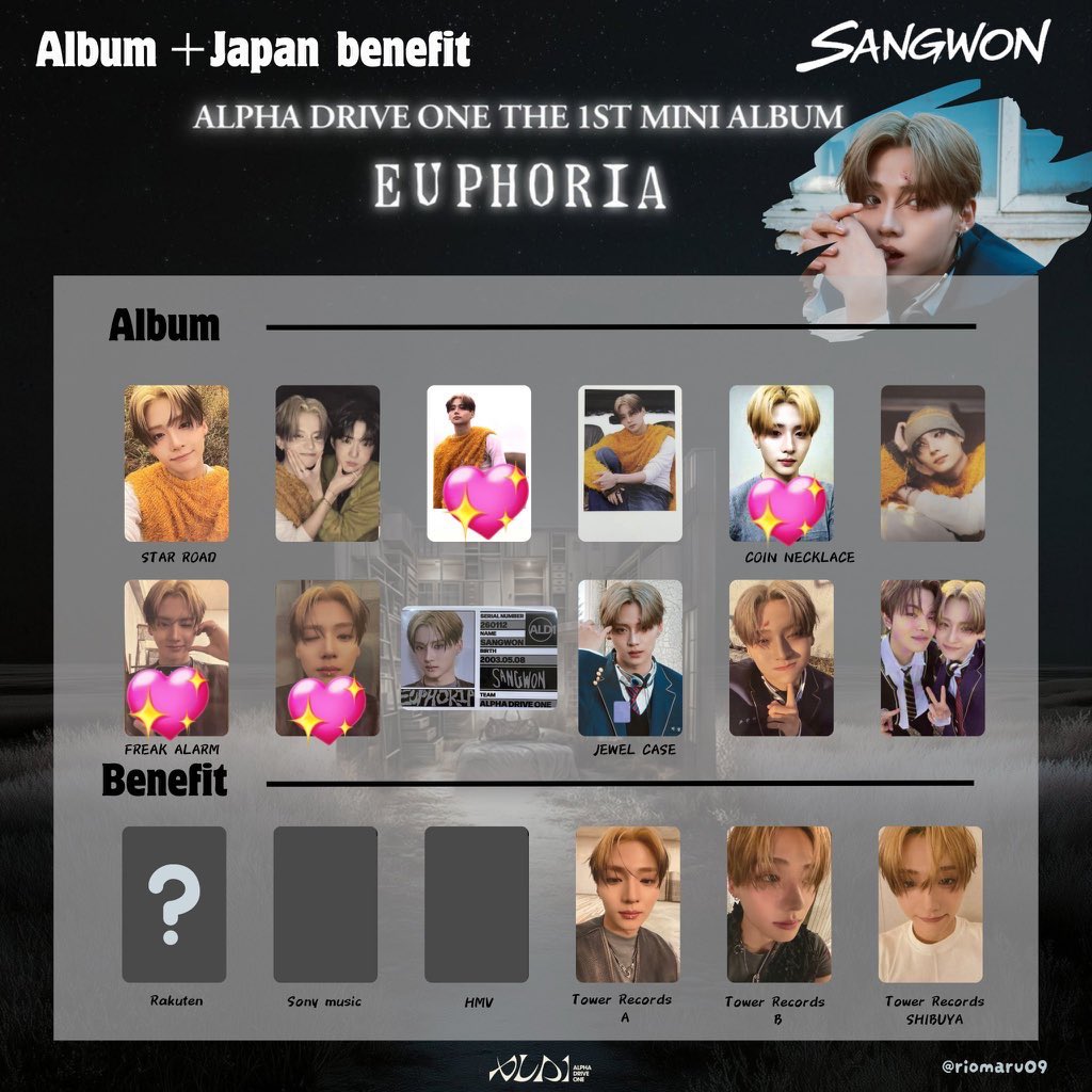 ALPHA DRIVE ONE ALD1 EUPHORIA トレカ タワレコ 特典 交換 譲)1枚目