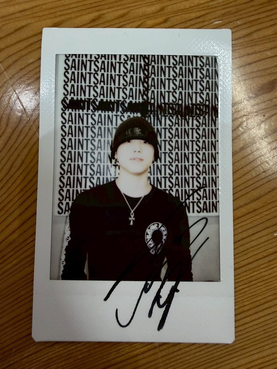 ペンミ ソンジュン 日本 サイン入りポラロイド idntt