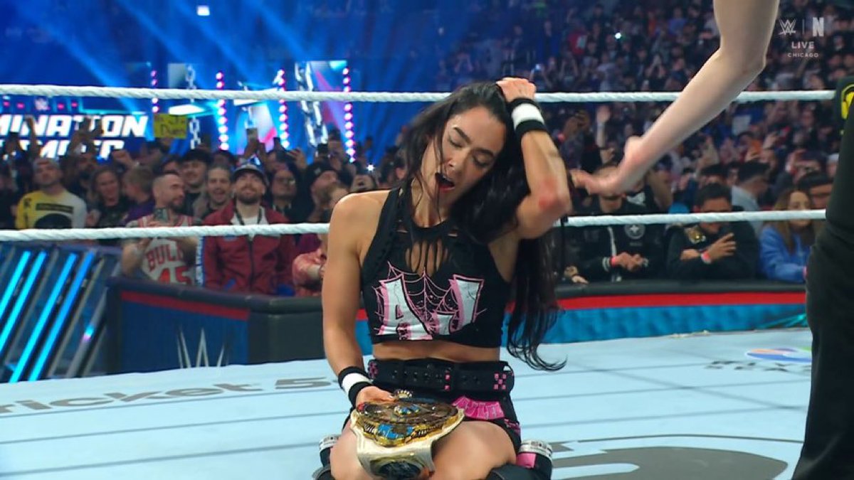 They actually did it ? WOW I didn't see this happening good for Aj Lee