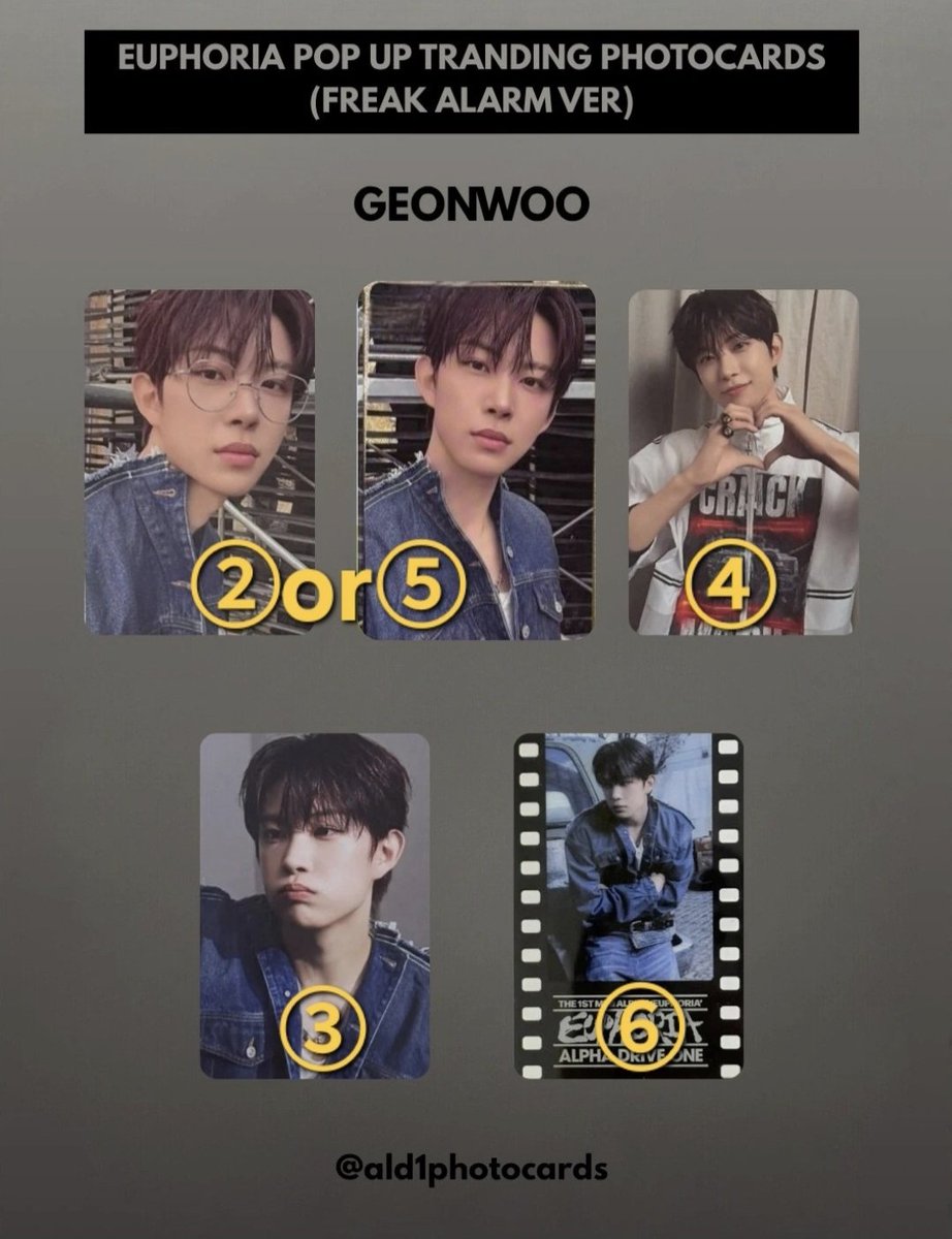 ALPHADRIVEONE ALD1 EUPHORIA トレカ交換 MD ポップアップ 譲▷ リオ