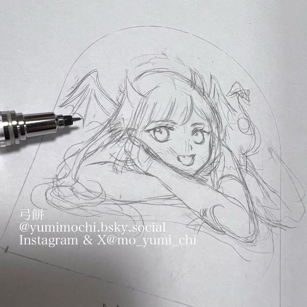 サインカード小悪魔ちゃん😈💓 大丈夫かな(´・ω・`;)