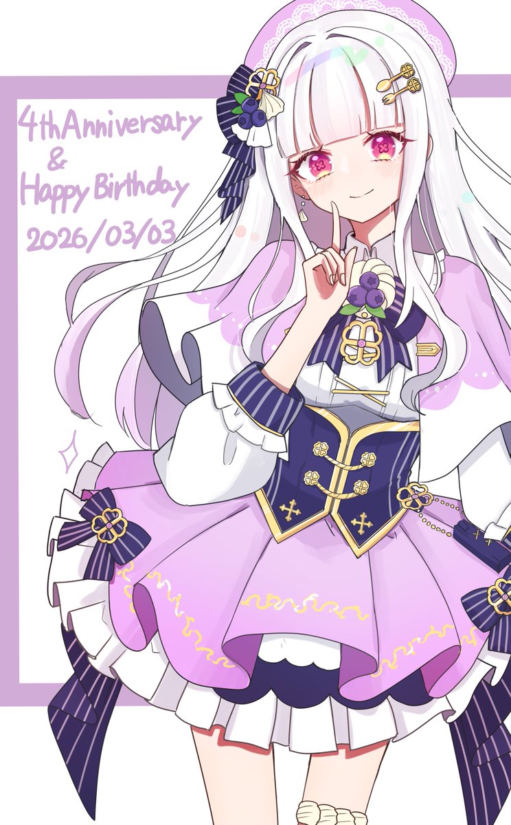 4周年＆お誕生日おめでとうございます！！！🎉🎉 #Fran_showcase