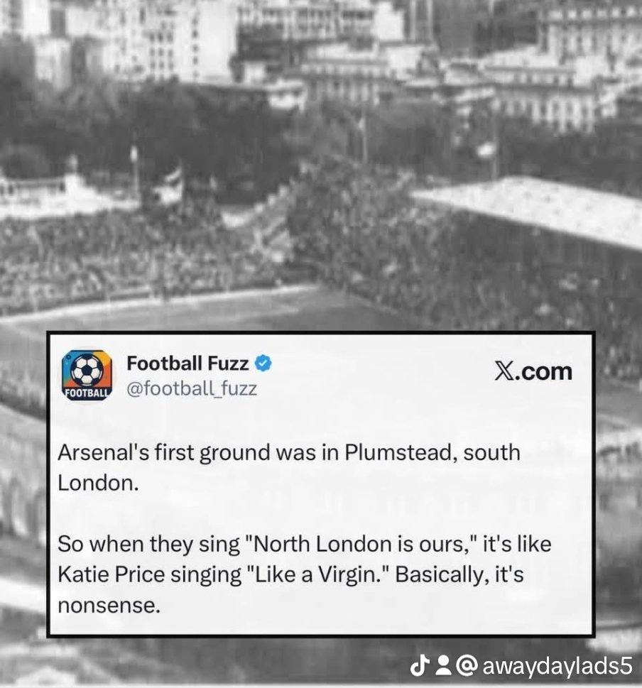 a little history lesson. tag an arsenal fan #afc #northlondon