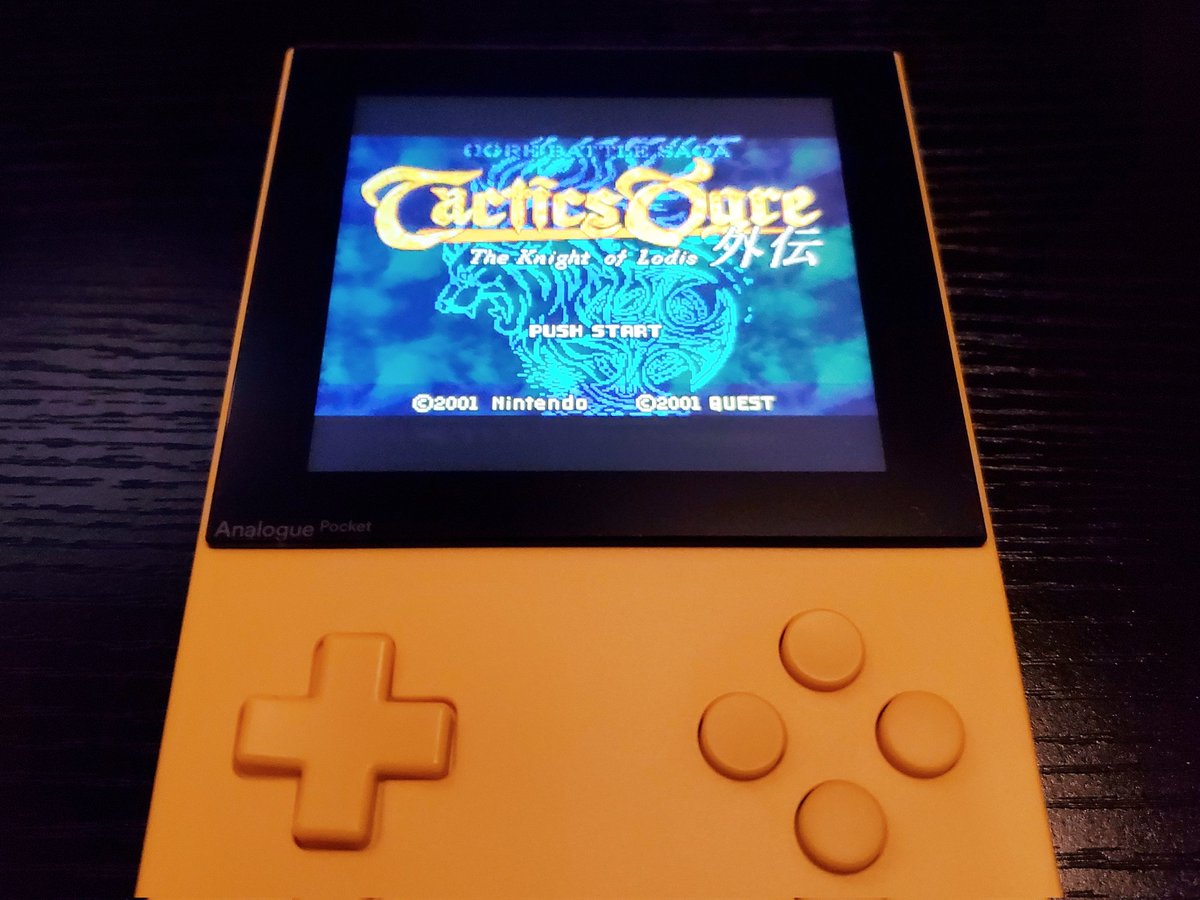 analogue #pocket #yellow #update