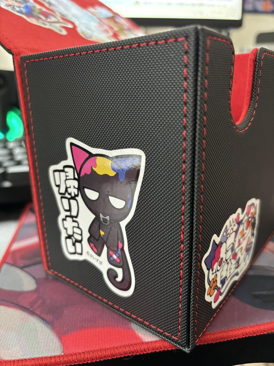 ちょっとした思いつきでめちゃめちゃ良いデッキケース出来た！ #猫汰つな