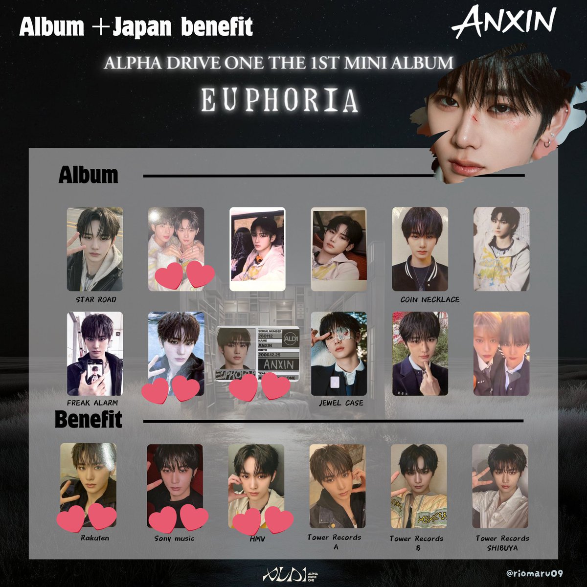 ALPHA DRIVE ONE EUPHORIA ALD1 トレカ 封入 交換 譲)画像1～2