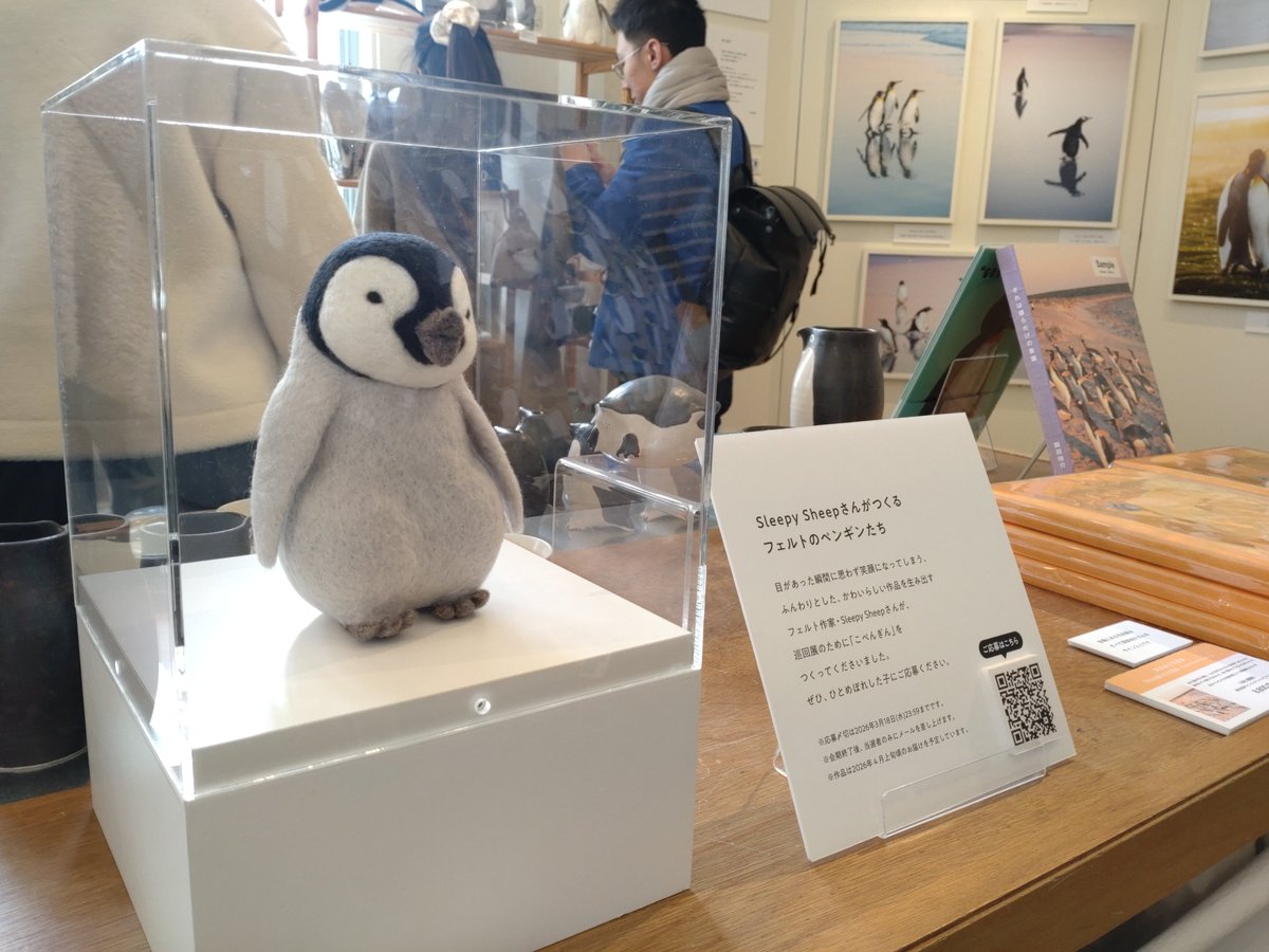 はじまりました「ペンギンだらけ展ミニ」🐧 オープンからたくさんの方