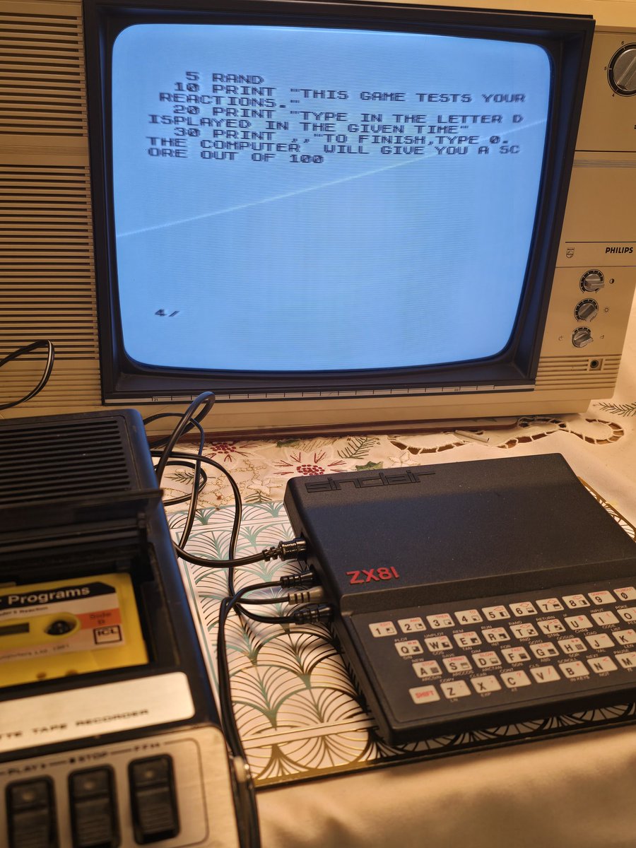 KevinToms Happy birthday to the ZX81, here is mine in action!