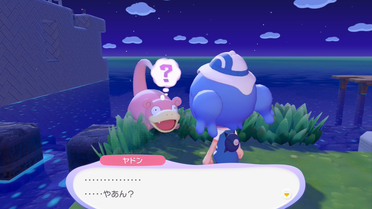 満を持してヤドンちゃん登場やぁ～ん！このあと住人になってくれたやぁ