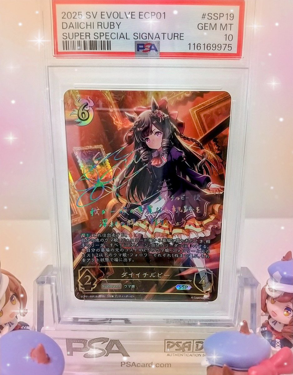 ダイイチルビーSSP 現在世界に1枚の最高グレード PSA10 お迎えしました