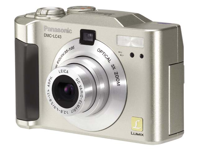 松下、単三電池駆動の400万画素機「LUMIX DMC-LC43」