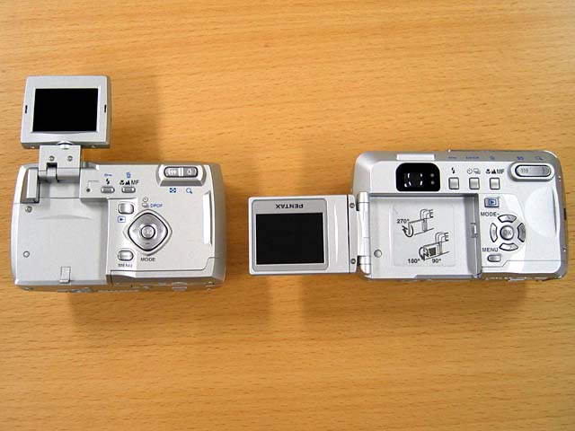 ペンタックス、実売3万円でフレキシブル液晶を搭載した「オプティオ33LF」