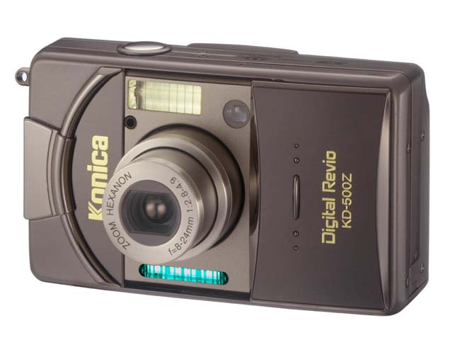 コニカ、世界最軽量の122万画素デジタルカメラ「Revio C2」
