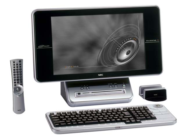 NEC、無線キーボード採用の液晶一体型PC「VALUESTAR FS」