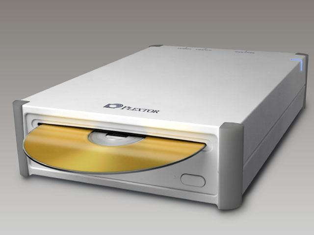 プレクスター、スロットインタイプの外付けDVD±R/RWドライブ