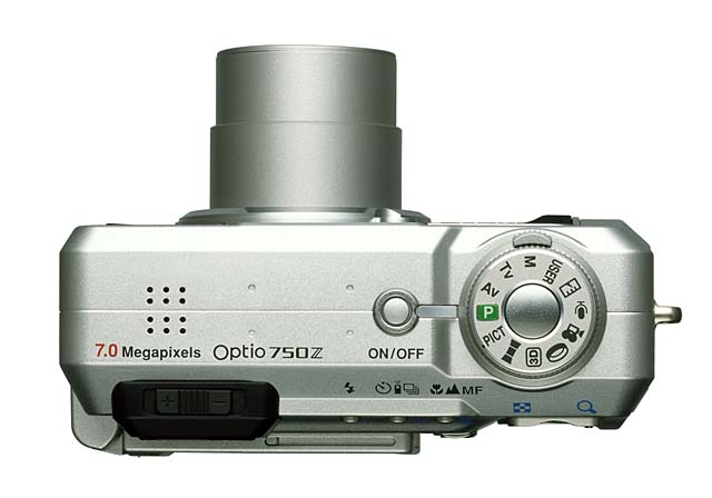 ペンタックス、700万画素/5倍ズームのオプティオ750Zなど