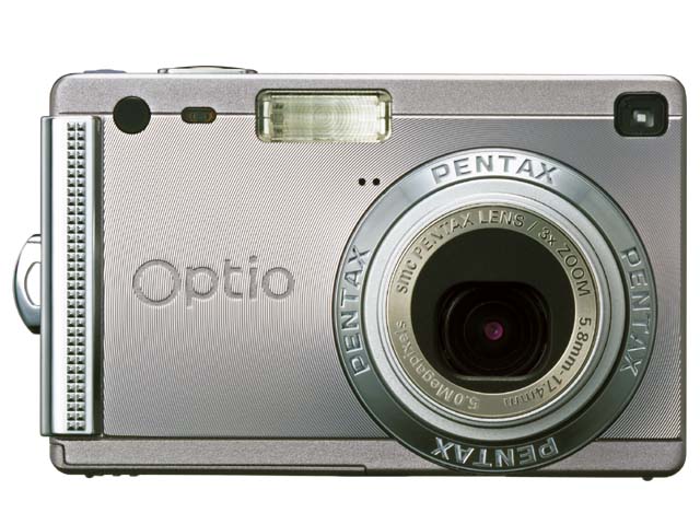 ペンタックス、500万画素になった「オプティオS5i」