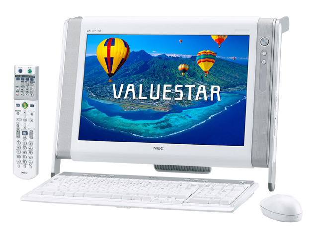 NEC、奥行き16cmの液晶一体型デスクトップPC「VALUESTAR N」