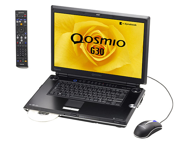東芝、世界初の地デジ対応ノートPC「Qosmio G30」