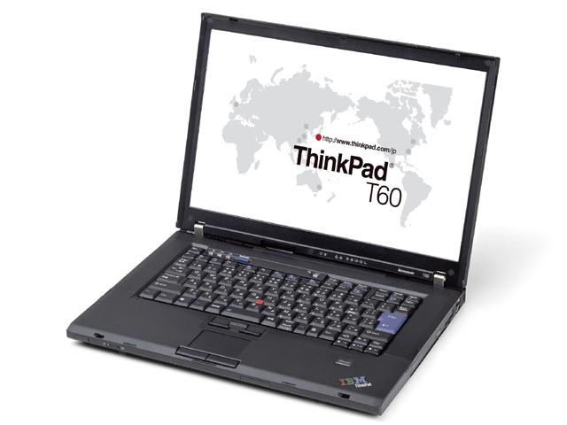 レノボ、Tシリーズ初のワイド液晶搭載「ThinkPad T60/T60p」