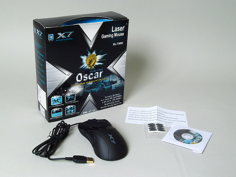 PCゲームグッズLab.】実売4,000円のゲーミングマウス「A4Tech XL-740K」