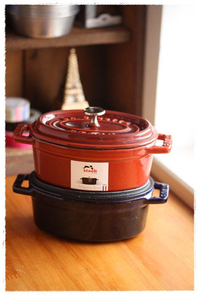 staub ストウブココットロンド 高島屋限定色ガーネットローズ20㎝