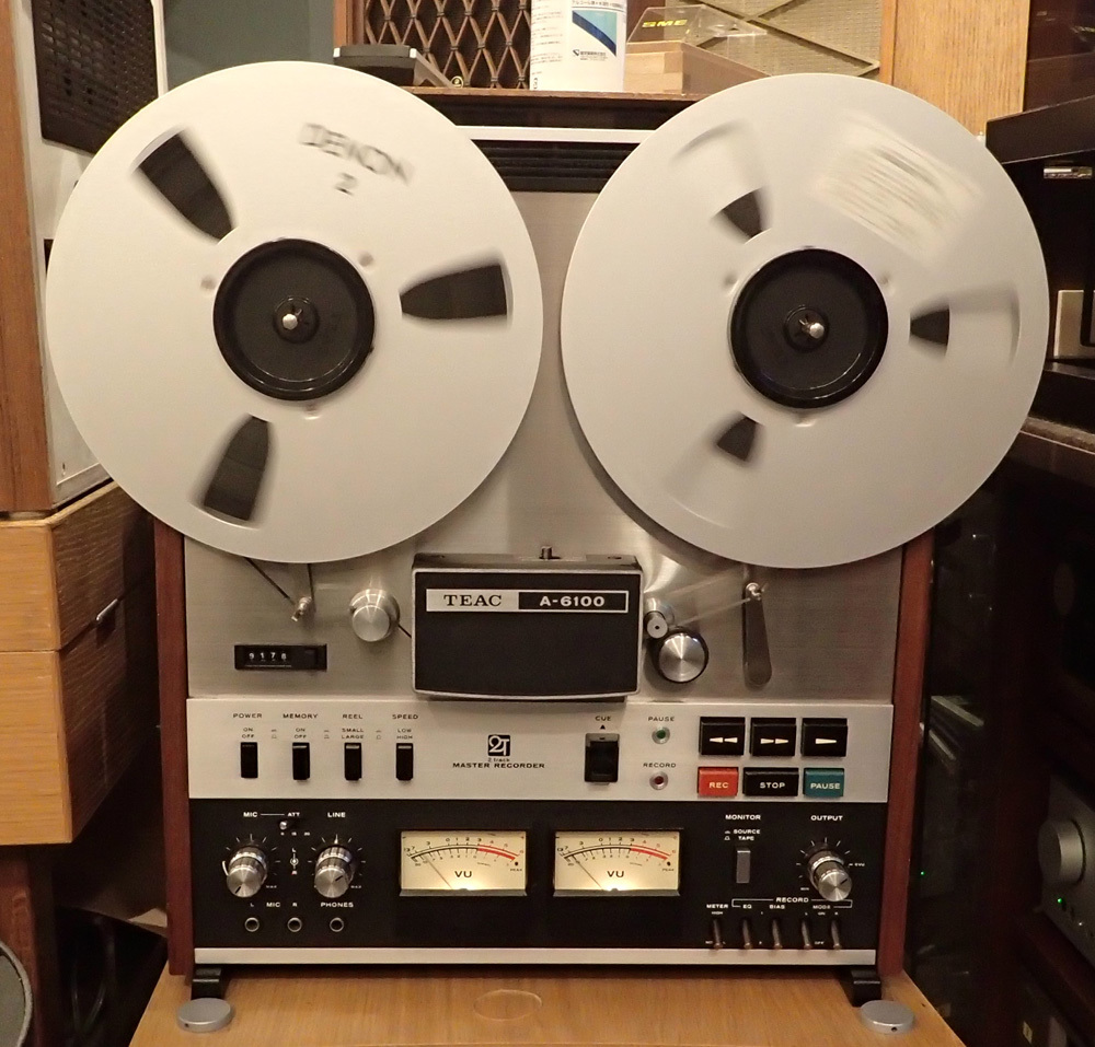 TEAC オープンリールデッキ A-6100 中古品入荷 : オーディオを考える