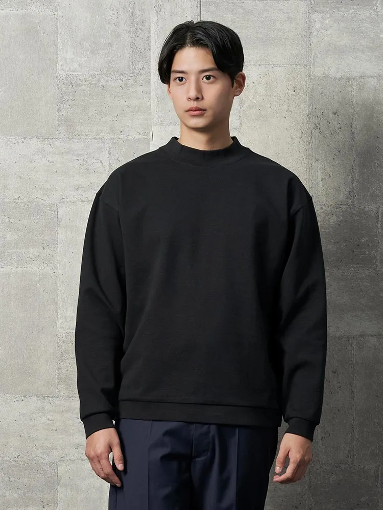 ホワイト ポンチ モックネック ロンT ブラウン/グリーン | P.S.FA公式通販