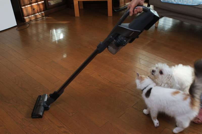 フードが飛び散らない！ 毛も絡まない！ ペットと暮らす人のための掃除