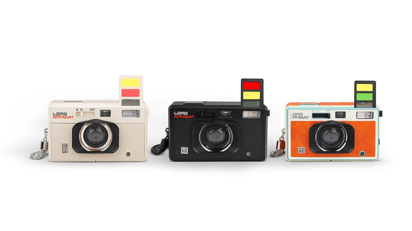 ロモグラフィー、35mmコンパクトフィルムカメラ「LomoApparat」に