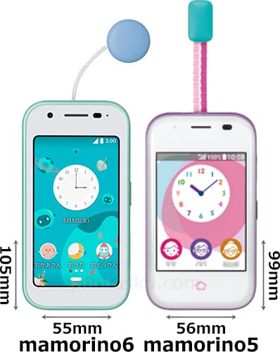 mamorino6」と「mamorino5」の違い - フォトスク