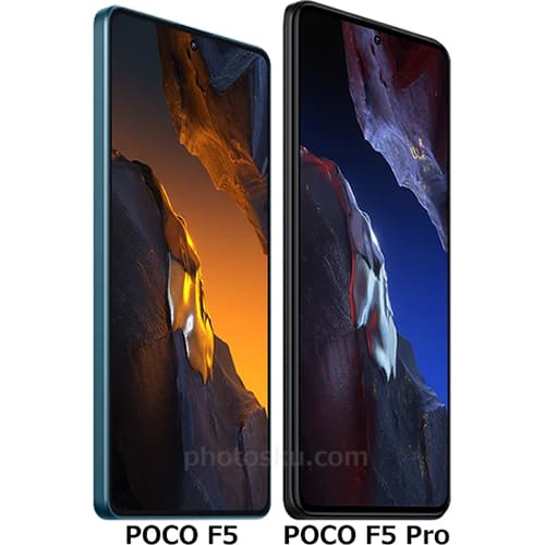 POCO F5」と「POCO F5 Pro」の違い - フォトスク