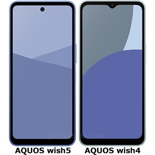 AQUOS wish5」と「AQUOS wish4」の違い - フォトスク
