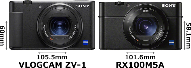 ZV-1」と「RX100M5A」の違い - フォトスク
