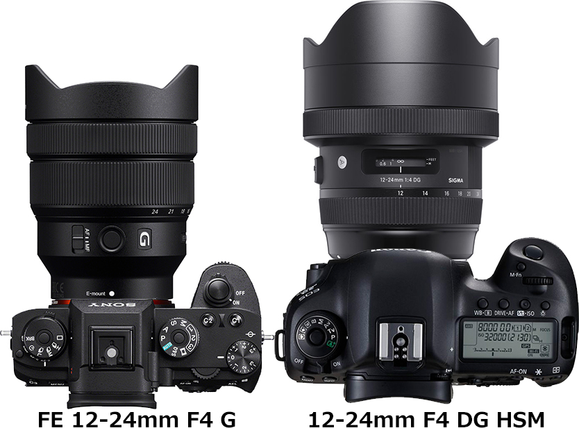 ソニー「FE 12-24mm F4 G」とシグマ「12-24mm F4 DG HSM」の違い