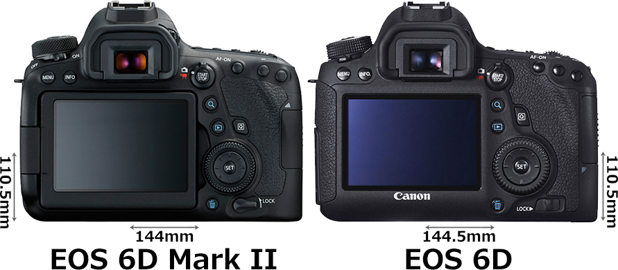 EOS 6D Mark II」と「EOS 6D」の違い - フォトスク