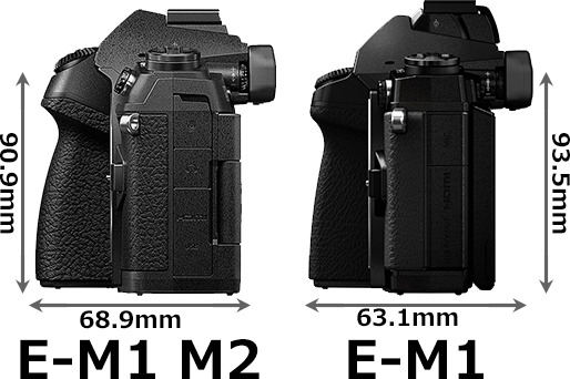 OM-D E-M1 Mark II」と「OM-D E-M1」の違い - フォトスク