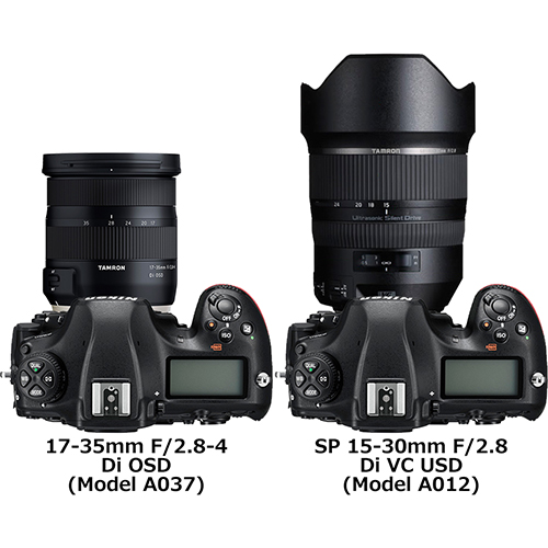 17-35mm F2.8-4 Di OSD」と「SP 15-30mm F2.8 Di VC USD」の違い