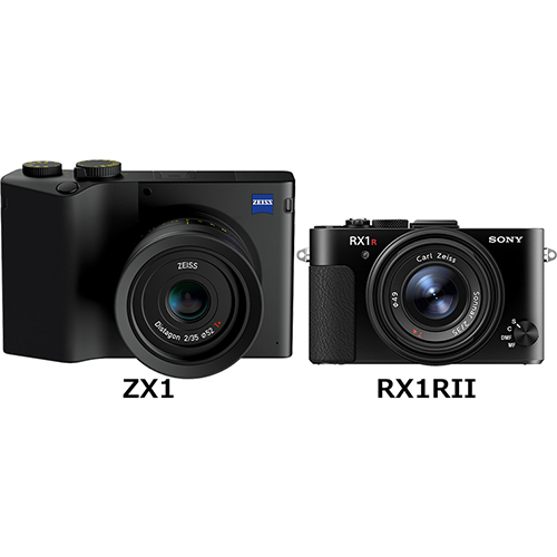 Zeiss ZX1」と「RX1RII」の違い - フォトスク