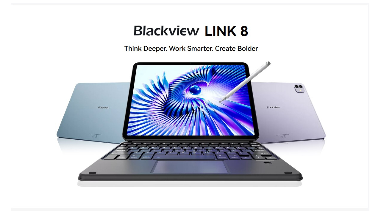 Blackview LINK 8 発表、MediaTek Helio G100搭載12.7型Android