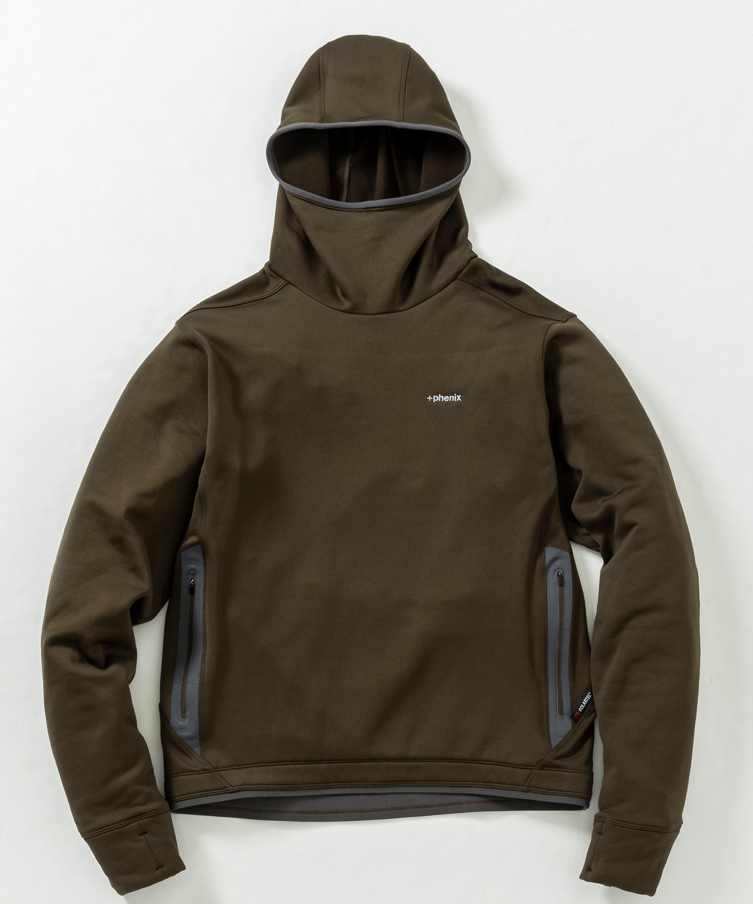 MENS】POWER STRETCH PULL OVER HOODY パワーストレッチ プルオーバー
