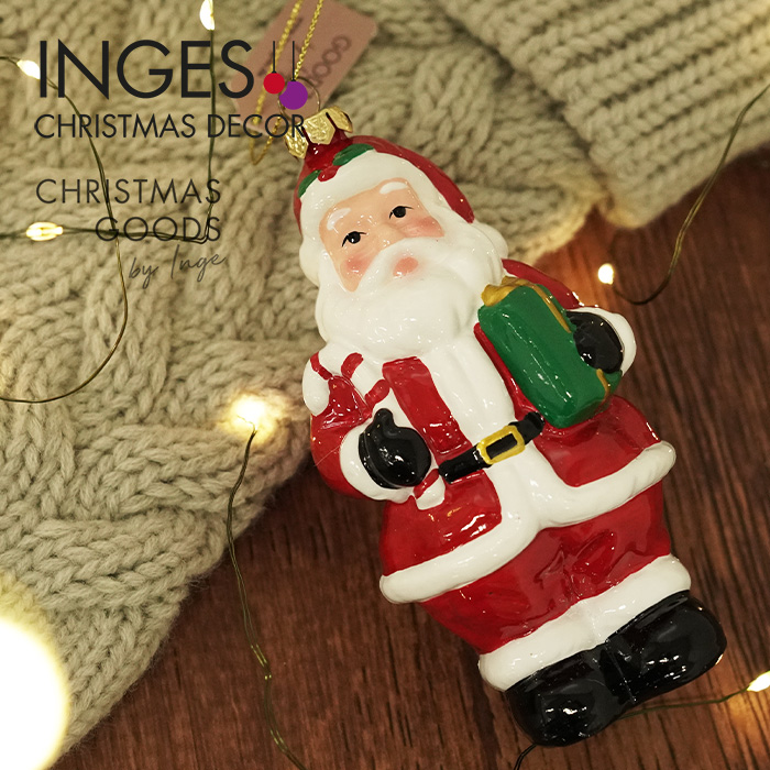クリスマスツリー オーナメントセット ドイツ INGE-GLAS GOODS 赤い